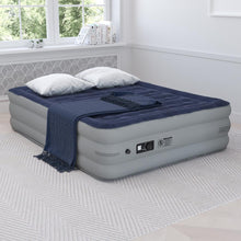 Load image into Gallery viewer, 18 in Air Mattress with ETL Certified Internal Electric Pump - Queen