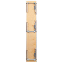 Load image into Gallery viewer, 72'' x 12'' x 12'' Birchwood Bar Top Riser with Silver Legs