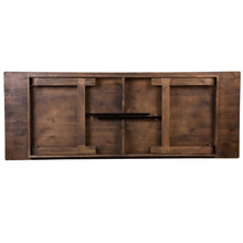 Load image into Gallery viewer, 9' x 40" Rectangular Antique Rustic Solid Pine Folding Farm Table