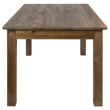 Load image into Gallery viewer, 60" x 38" Rectangular Antique Rustic Solid Pine Farm Dining Table