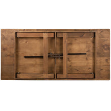 Load image into Gallery viewer, 7' x 40" Rectangular Antique Rustic Solid Pine Folding Farm Table