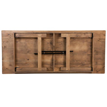 Load image into Gallery viewer, 8' x 40" Rectangular Antique Rustic Solid Pine Folding Farm Table