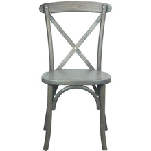 Load image into Gallery viewer, Grey X-Back Chair