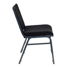 Load image into Gallery viewer, Heavy Duty Black Dot Fabric Stack Chair