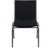 Load image into Gallery viewer, Heavy Duty Black Dot Fabric Stack Chair