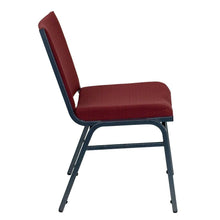 Load image into Gallery viewer, Heavy Duty Burgundy Patterned Fabric Stack Chair