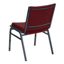 Load image into Gallery viewer, Heavy Duty Burgundy Patterned Fabric Stack Chair