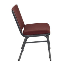 Load image into Gallery viewer, Big & Tall 1000 lb. Rated Burgundy Fabric Stack Chair