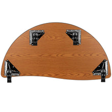 Load image into Gallery viewer, Mobile 47.5" Half Circle Oak Activity Table - Standard Height Legs