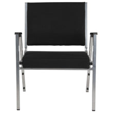 Load image into Gallery viewer, 1000 lb. Rated Black Antimicrobial Fabric Bariatric Medical Reception Arm Chair