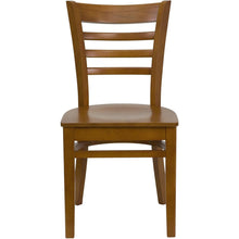 Load image into Gallery viewer, Ladder Back Cherry Wood Restaurant Chair