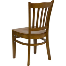 Load image into Gallery viewer, Vertical Slat Back Cherry Wood Restaurant Chair
