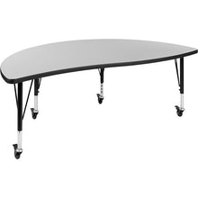 Load image into Gallery viewer, Mobile 60" Table Set with 12" Student Stack Chairs, Oak/Black