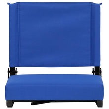 Load image into Gallery viewer, Lightweight Stadium Chair with Handle, Ultra-Padded Seat, Blue