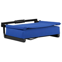 Load image into Gallery viewer, Lightweight Stadium Chair with Handle, Ultra-Padded Seat, Blue