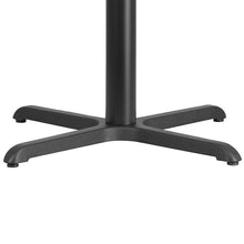Load image into Gallery viewer, 30'' x 30'' Restaurant Table X-Base with 3'' Dia. Table Height Column