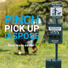 Load image into Gallery viewer, Mini Pet Waste Station with Hand Sanitizer Bottle