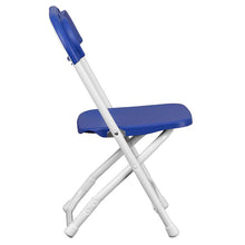 Load image into Gallery viewer, Kids Blue Plastic Folding Chair