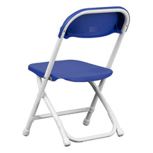 Load image into Gallery viewer, Kids Blue Plastic Folding Chair