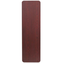 Load image into Gallery viewer, 5-Foot High Pressure Mahogany Laminate Folding Training Table