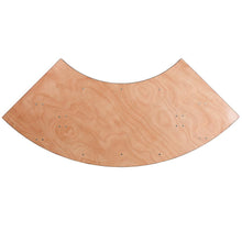 Load image into Gallery viewer, 7.25 ft. x 2.5 ft. Serpentine Wood Folding Banquet Table
