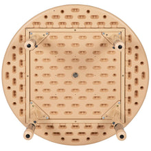 Load image into Gallery viewer, 33" Round Natural Plastic Height Adjustable Activity Table