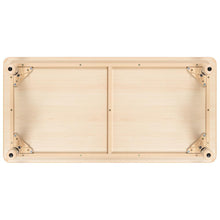 Load image into Gallery viewer, 23.625"W x 47.25"L Rectangular Natural Plastic Height Adjustable Activity Table