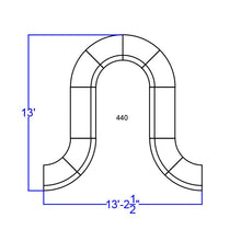 Load image into Gallery viewer, Alon Black LeatherSoft Reception Configuration, 10 Pieces