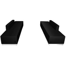 Load image into Gallery viewer, Alon Black LeatherSoft Reception Configuration, 6 Pieces