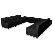 Load image into Gallery viewer, Alon Black LeatherSoft Reception Configuration, 8 Pieces
