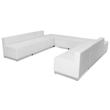 Load image into Gallery viewer, Alon Melrose White LeatherSoft Reception Configuration, 8 Pieces