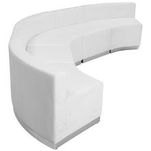 Load image into Gallery viewer, Alon Melrose White LeatherSoft Reception Configuration, 5 Pieces