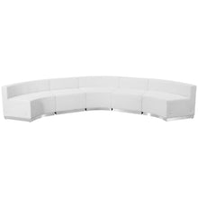 Load image into Gallery viewer, Alon Melrose White LeatherSoft Reception Configuration, 5 Pieces