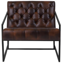 Load image into Gallery viewer, Madison Bomber Jacket LeatherSoft Tufted Lounge Chair