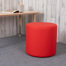 Load image into Gallery viewer, Soft Seating Circle for Classrooms and Common Spaces - 18" Seat Height (Red)