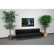 Load image into Gallery viewer, Imagination Black LeatherSoft Lounge Set, 3 Pieces