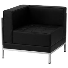 Load image into Gallery viewer, Imagination Black LeatherSoft Sofa & Lounge Chair Set, 5 Pieces