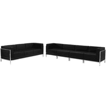 Load image into Gallery viewer, Imagination Black LeatherSoft Sofa Set, 5 Pieces
