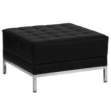Load image into Gallery viewer, Imagination Black LeatherSoft Sectional & Sofa Set, 10 Pieces