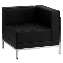 Load image into Gallery viewer, Imagination Black LeatherSoft U-Shape Sectional Configuration, 10 Pieces