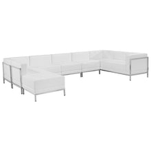 Load image into Gallery viewer, Imagination Melrose White LeatherSoft U-Shape Sectional Configuration, 7 Pieces