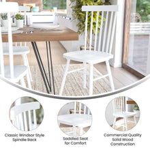 Load image into Gallery viewer, Farmhouse 2-Tier Console Table - Brushed White Finish Engineered Wood Frame