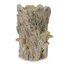 Load image into Gallery viewer, Faux Tree Stump Cement Planter Container 8.5"H