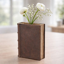 Load image into Gallery viewer, Decorative Book Vase 7.75"H