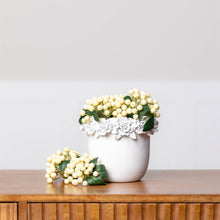 Load image into Gallery viewer, Decorative Floral Sculpted Container