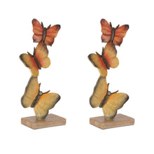 Load image into Gallery viewer, Amber Gradient Butterfly Stack (Set of 2)