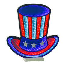 Load image into Gallery viewer, Patriotic Uncle Sam Hat Ekkolight 14.5"H