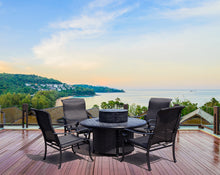 Load image into Gallery viewer, Windermere All Inclusive Outdoor Gas Firepit Club Table Set (KIT)