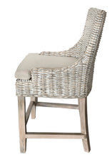Load image into Gallery viewer, Alfresco Counter Stool Kuba Weave Savannah Wash