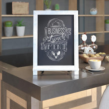 Load image into Gallery viewer, Vintage 12" x 17" Wooden Magnetic Chalkboards with Legs, Set of 10
